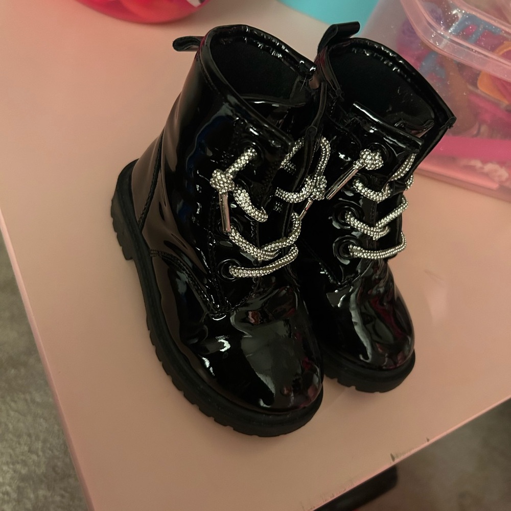 Black Kids Boots
